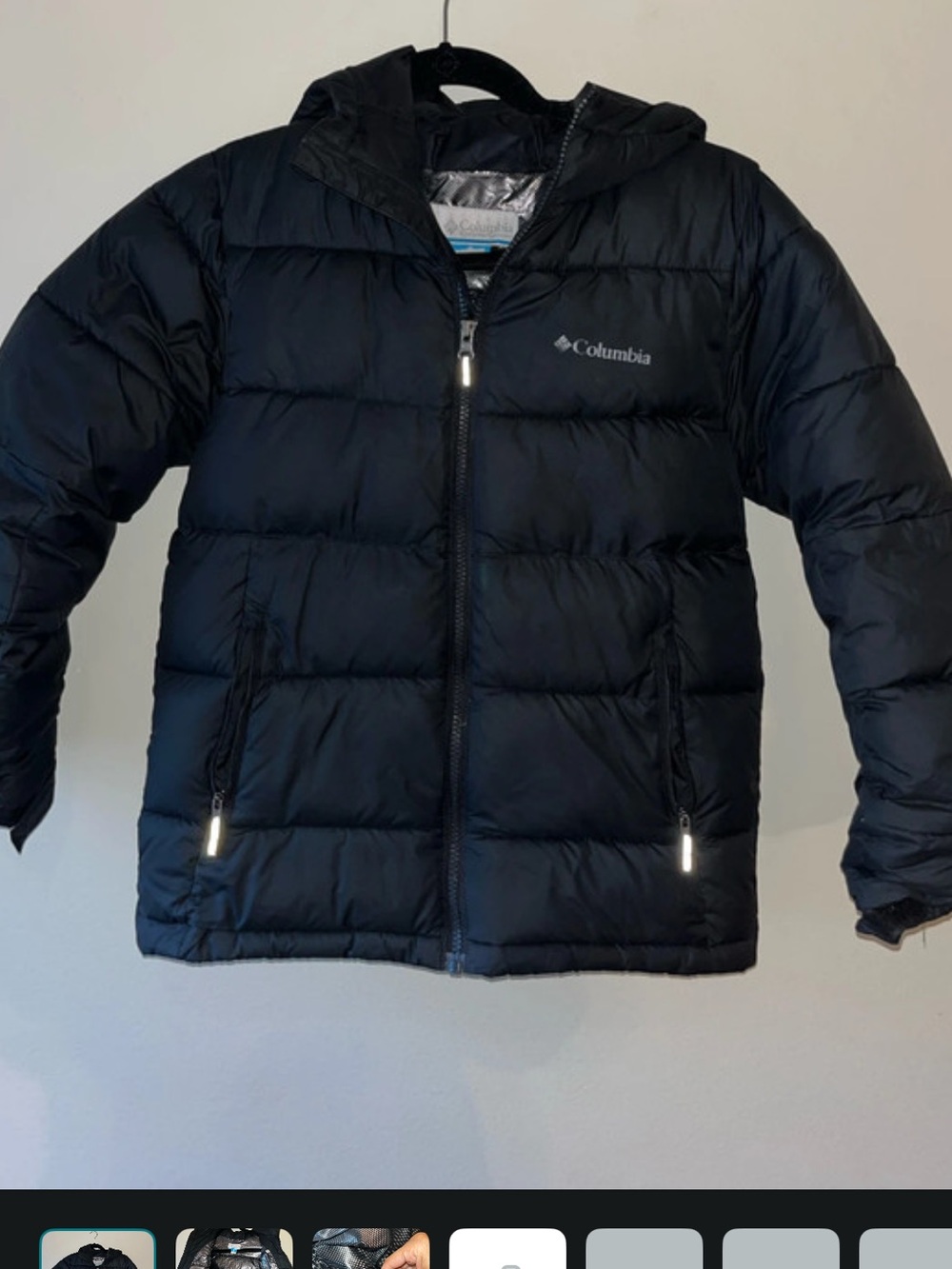 Columbia Black Quilted Puffer Jacket